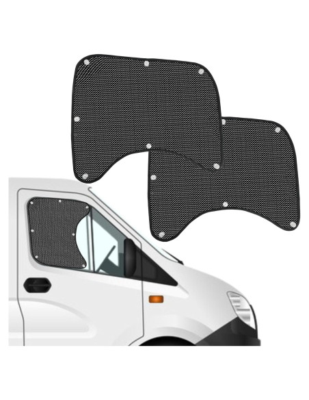 Sombrillas Laterales para Ventanas de Camiones Semi Sibosen 60x55cm
