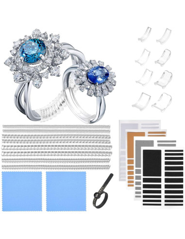Ajustador de Tamaño de Anillo Gleamkid 103 Piezas Kit Completo