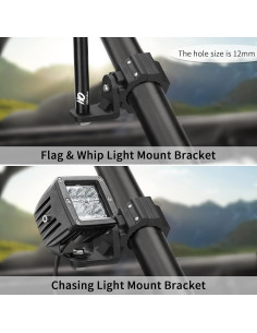 Soporte de Luz UTV Zidiyoruo 360 para Jaula 1.75-2" 2