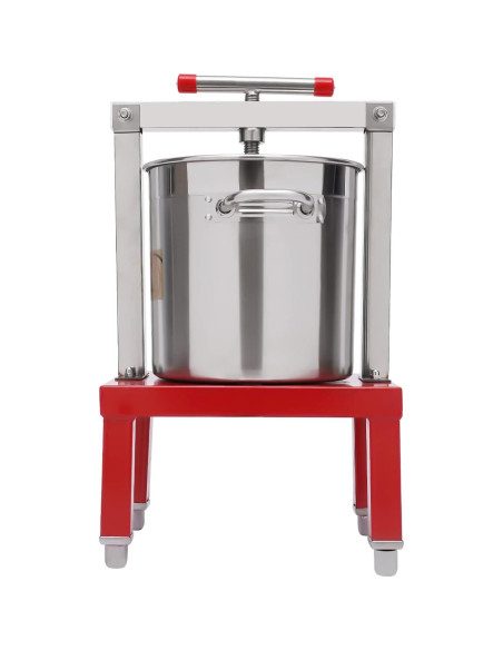 Prensa de Miel DYRABREST 13.25L Acero Inoxidable Rojo