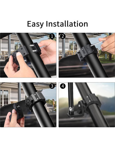 Soporte de Luz UTV Zidiyoruo 360 para Jaula 1.75-2"