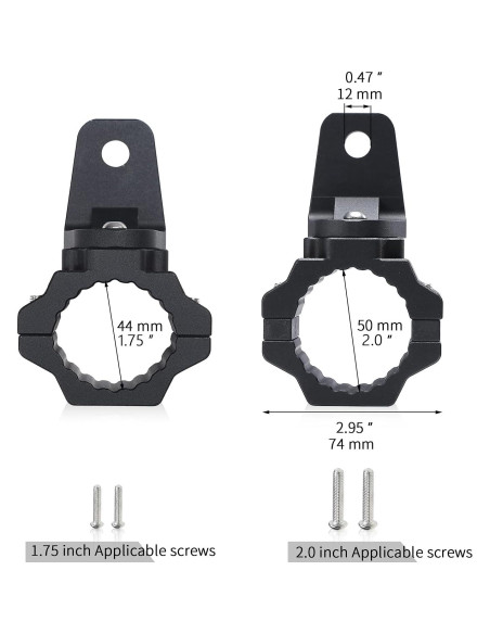Soporte de Luz UTV Zidiyoruo 360 para Jaula 1.75-2"