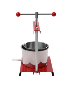 Prensa Manual de Vino DUTTIETY 6L Acero Inoxidable