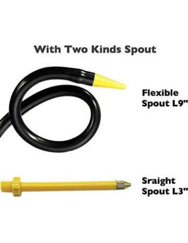 Botella de Aceite USUNRISE 236ml con Bomba y Pico Flexible