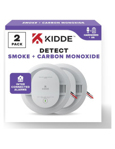 Detector de Humo y Monóxido Kidde 30CUAR, Paquete de 2