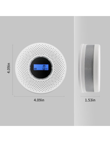 Detector de Humo y Monóxido Coreel JKD-540COM Batería 181g Detector de Humo y Monóxido Coreel JKD-540COM Batería 181g