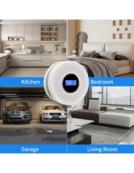 Detector de Humo y Monóxido Coreel JKD-540COM Batería 181g Detector de Humo y Monóxido Coreel JKD-540COM Batería 181g