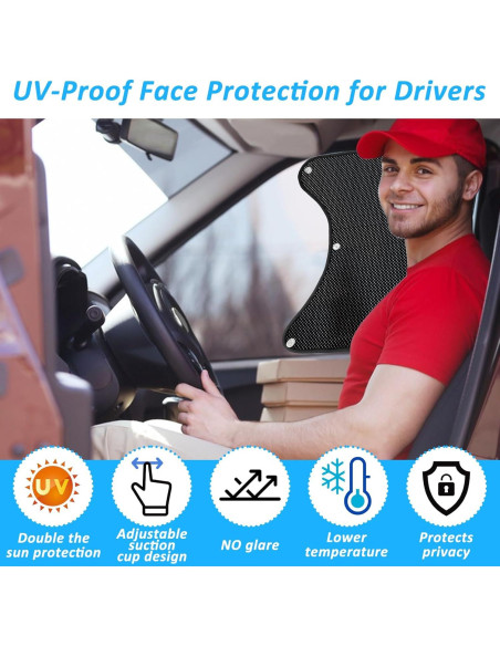 Sombrillas Laterales para Ventanas de Camiones Semi Sibosen 60x55cm