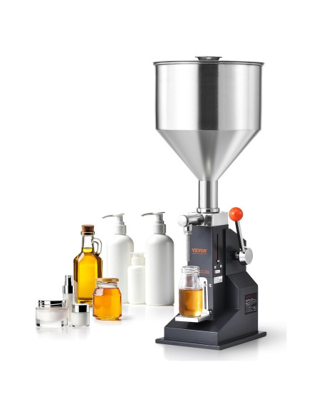 Máquina de Llenado Manual VEVOR 5-50ml Acero Inoxidable