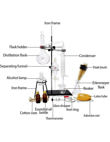 Kit de Destilación de Aceites Esenciales 500ml - Aimee