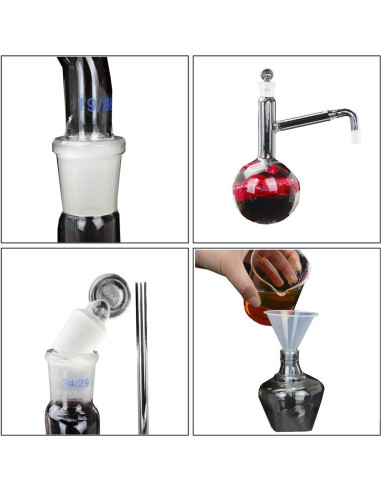 Kit de Destilación de Aceites Esenciales YUEWO 1000ml