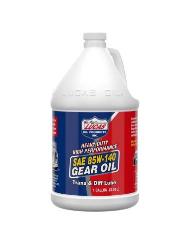 Aceite de Transmisión Lucas Oil 10045 85W-140 - 4 Latas