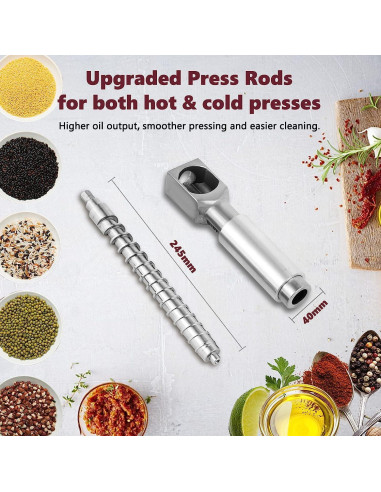 Prensa de Aceite DNYSYSJ 3L Acero Inoxidable Automática