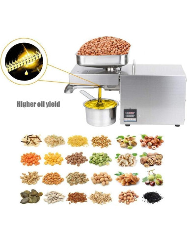 Prensa de Aceite DNYSYSJ 3L Acero Inoxidable Automática