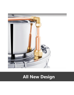 Kit Destilador Alcohol DESENNIE Shine Still 30L Acero Inoxidable 2
