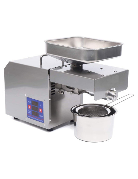 Prensa de Aceite FLYHERO 600W Acero Inoxidable Caliente Frío