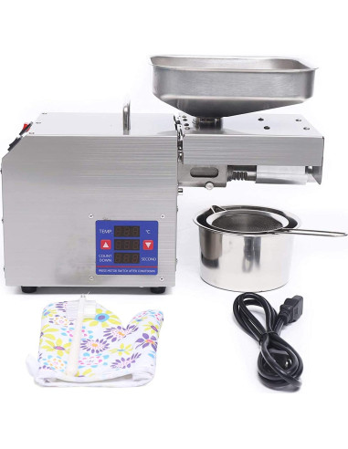 Prensa de Aceite FLYHERO 600W Acero Inoxidable Caliente Frío