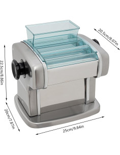 Máquina de Pasta YSHUSTGY Eléctrica 9 Grosor Acero Inoxidable 2