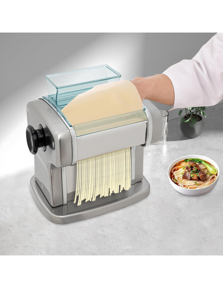Máquina de Pasta YSHUSTGY Eléctrica 9 Grosor Acero Inoxidable