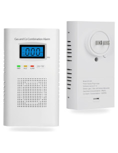 Detector de Gas y Monóxido Hembisen KH-522 2-en-1 Digital