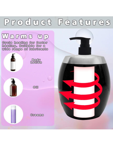Calentador de Aceite de Masaje JOSBES MOW01-B 250ml Negro