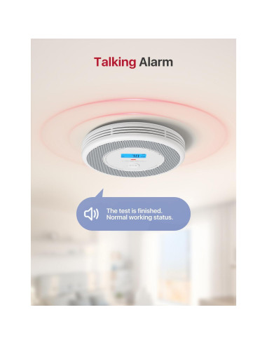 Detector de Humo y CO X-Sense XP0A-SR con Alerta de Voz