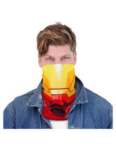 Bufanda Gaiter Cuello Marvel Iron Man Unisex Rojo