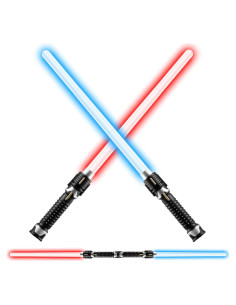 Sable de Luz Retráctil Symee LED 22.86 cm Azul Rojo