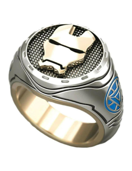 Anillo de Metal Cosplay Ironman EC Trading Tamaño 8-12