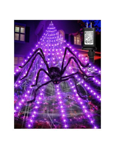 Luces de Telaraña Halloween Changzhou 5m 252LED 8 Modos