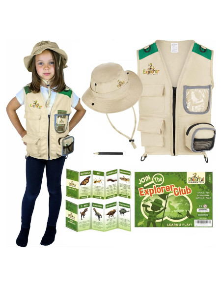 Disfraz de Explorador Infantil Cheerful Children 4-6 años Disfraz de Explorador Infantil Cheerful Children 4-6 años