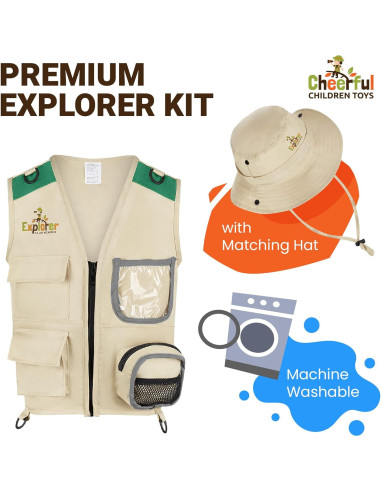 Disfraz de Explorador Infantil Cheerful Children 4-6 años