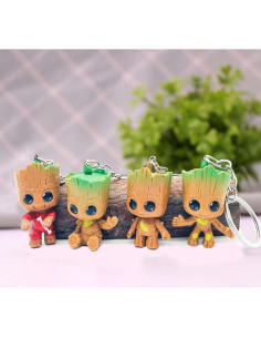 Llavero VNFLY Kc365 Animales Adorables Paquete de 4 2