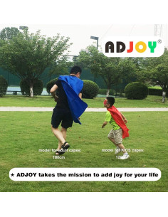 Disfraz de Superhéroe ADJOY 10 Capas y Máscaras para Niños 2