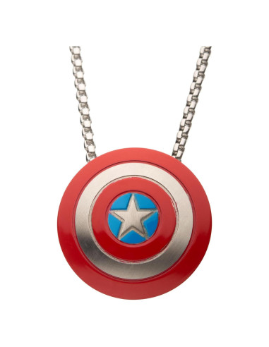 Collar Captain America Acero Inoxidable 40 cm Hipoalergénico