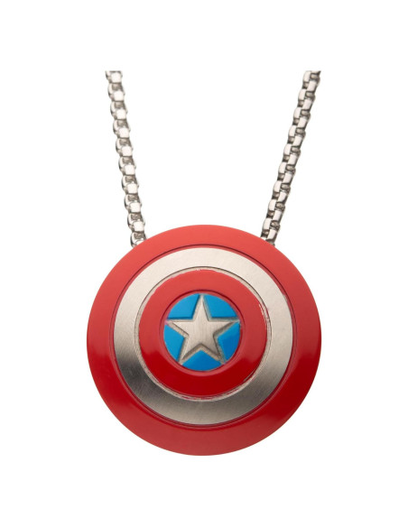 Collar Captain America Acero Inoxidable 40 cm Hipoalergénico