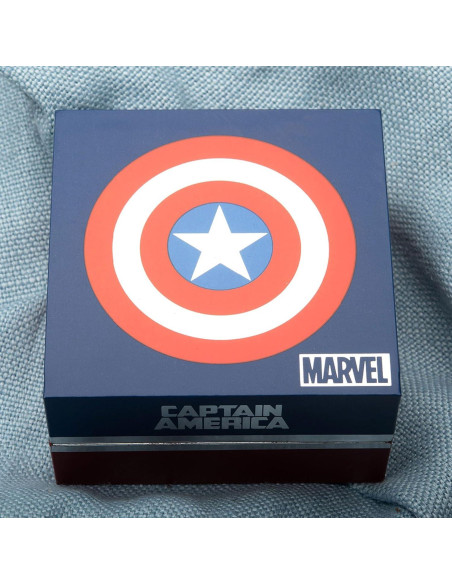 Collar Captain America Acero Inoxidable 40 cm Hipoalergénico
