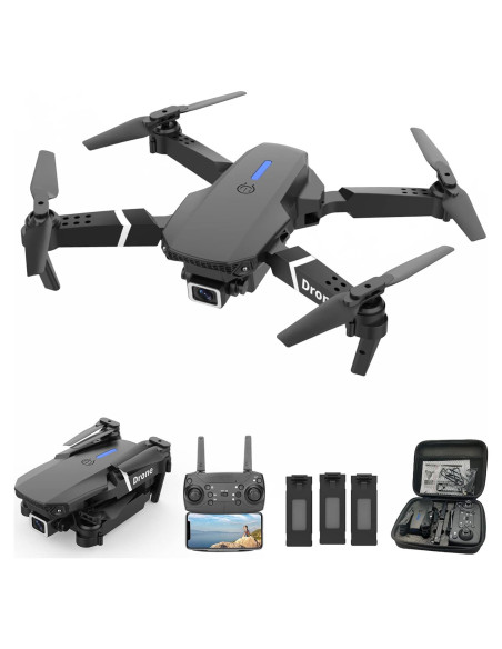 Drone MOCVOO Doble Cámara 1080P Plegable 39 Min Vuelo