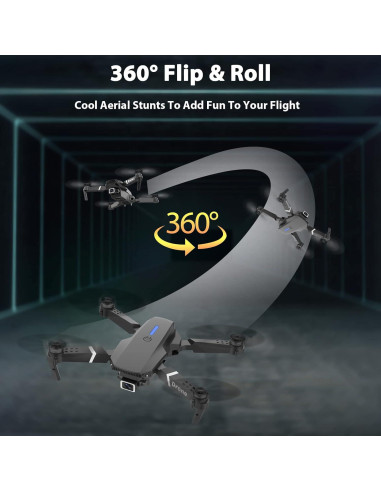 Drone MOCVOO Doble Cámara 1080P Plegable 39 Min Vuelo