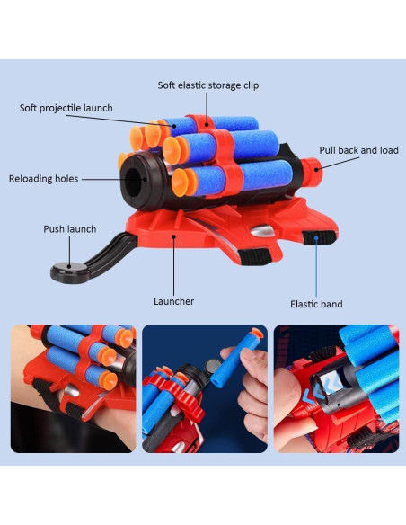 Juego de Lanzador de Muñeca Vinciph 2 Piezas para Niños