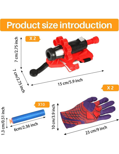 Juego de Lanzador de Muñeca Vinciph 2 Piezas para Niños