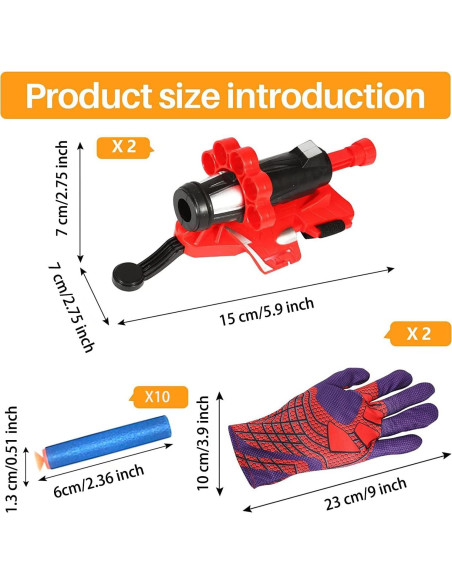 Juego de Lanzador de Muñeca Vinciph 2 Piezas para Niños