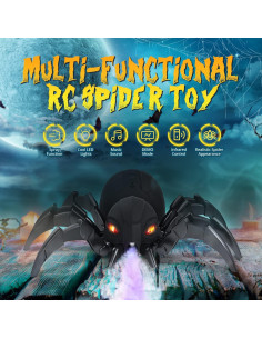 Araña Control Remoto DEERC con Spray y Luces LED 2