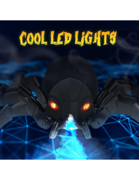 Araña Control Remoto DEERC con Spray y Luces LED