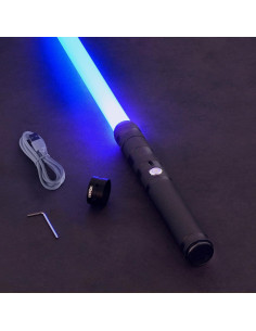 Sable de Luz VEVOR 78.74 cm RGB Recargable con Sonido 2