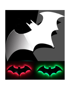 Luz Nocturna Murciélago LED Control Remoto 16 Colores 2