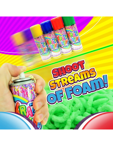 Lanzador de Cinta de Espuma JA-RU - 12 Latas de Broma