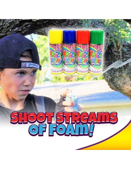 Lanzador de Cinta de Espuma JA-RU - 12 Latas de Broma
