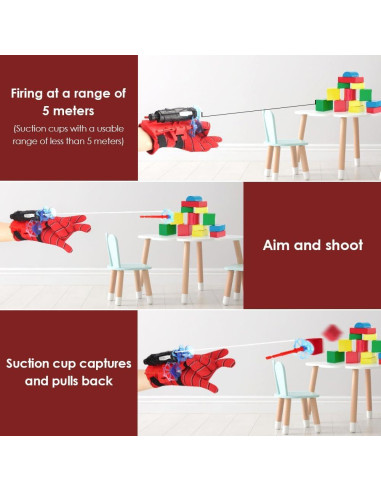 Lanzador de Telaraña Syryia con Guantes y Dardos