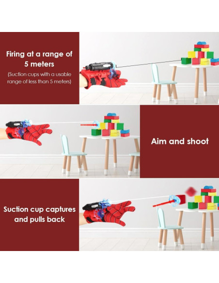 Lanzador de Telaraña Syryia con Guantes y Dardos Lanzador de Telaraña Syryia con Guantes y Dardos